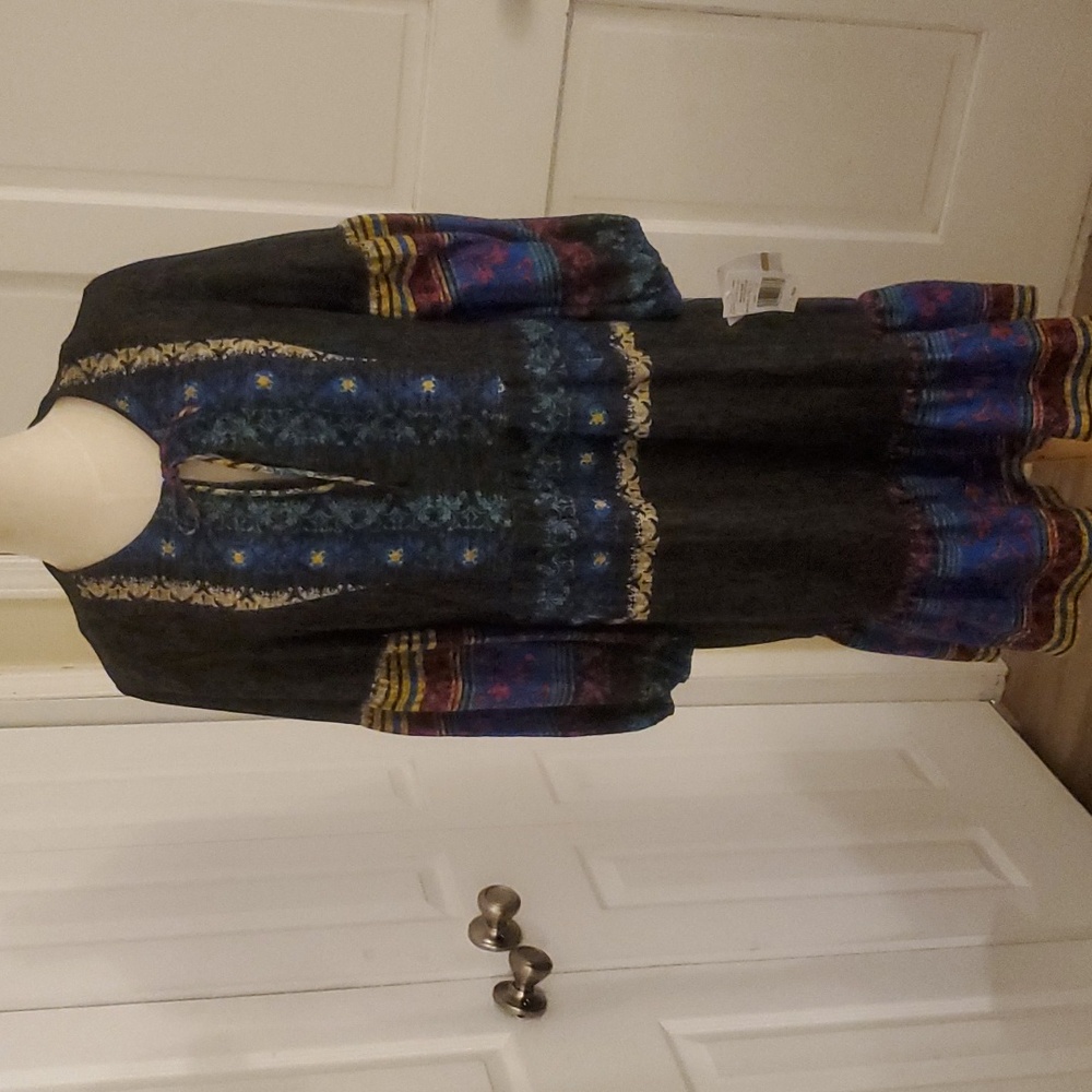Violet Weekend Multi Boho Dress - Picture 3 of 13